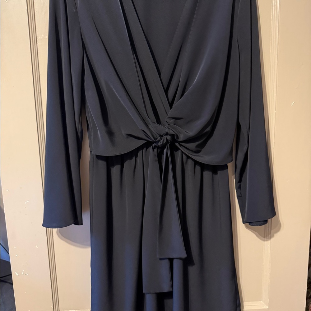 Draped Black Dress